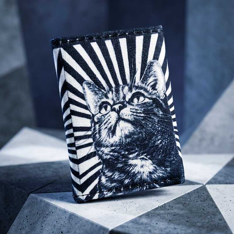 کیف پول سه لتی گربه