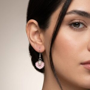 گوشواره صدف و مروارید