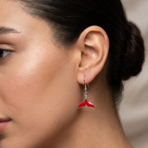 گوشواره دم وال قرمز