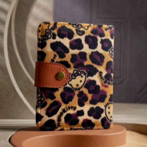 کیف پول مخمل کیتی پلنگی