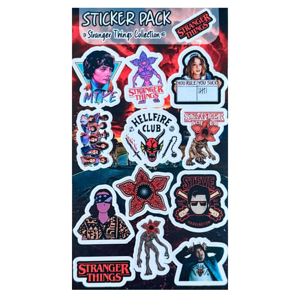 پک استیکر Stranger Things