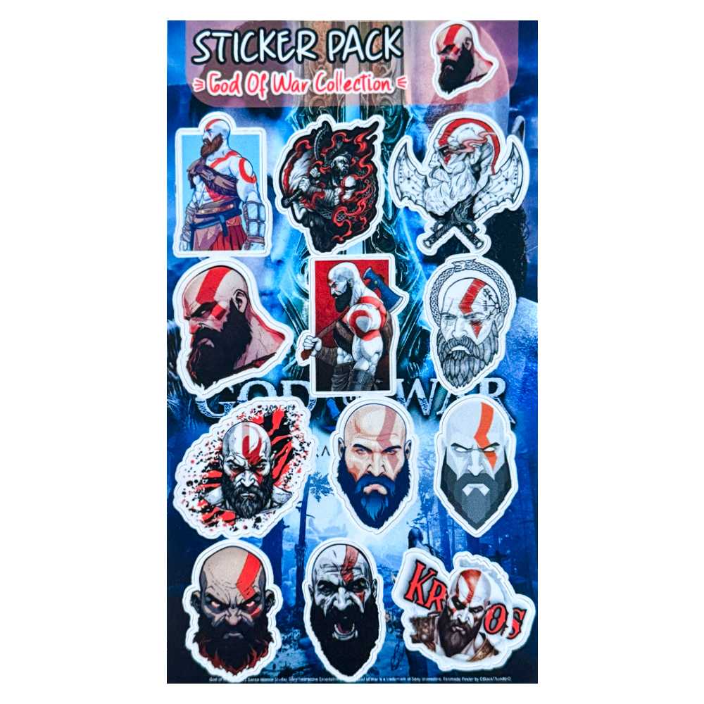 پک استیکر GOD OF WAR